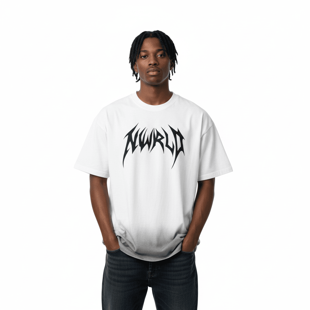 DARKMODE x METALMANIA / Sunfade Washed T-Shirt - NWRLD CLOTHING