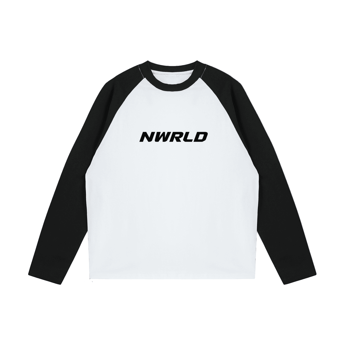 NWRLD ESSENTIALS / Color-Blocked Raglan Long-Sleeve T-Shirt - NWRLD CLOTHING