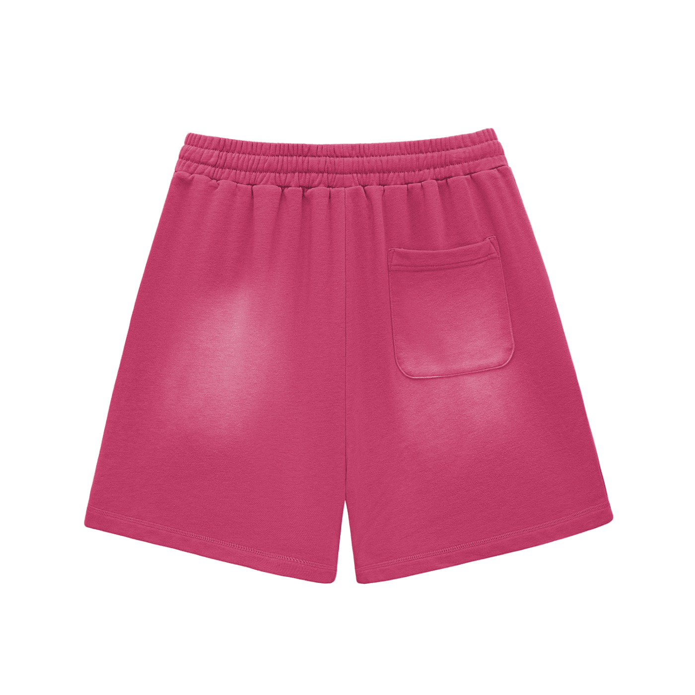 NWRLD ESSENTIALS / Sun Fade Raw Edge Shorts - NWRLD CLOTHING