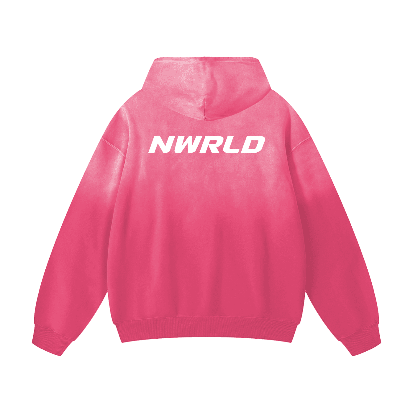 NWRLD ESSENTIALS / Heavyweight Sunfade Oversized Hoodie - NWRLD CLOTHING