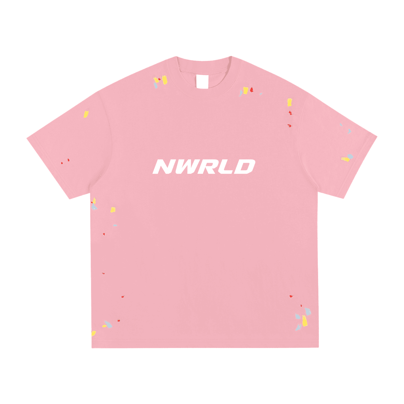 NWRLD ESSENTIALS / Paint Splatter T-Shirt - NWRLD CLOTHING