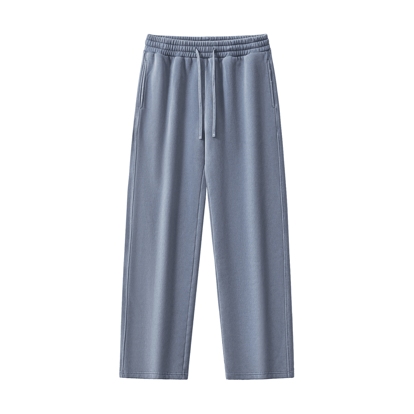 NWRLD CLEAN / Frayed Enzyme Washed Fleece Sweatpants - NWRLD CLOTHING
