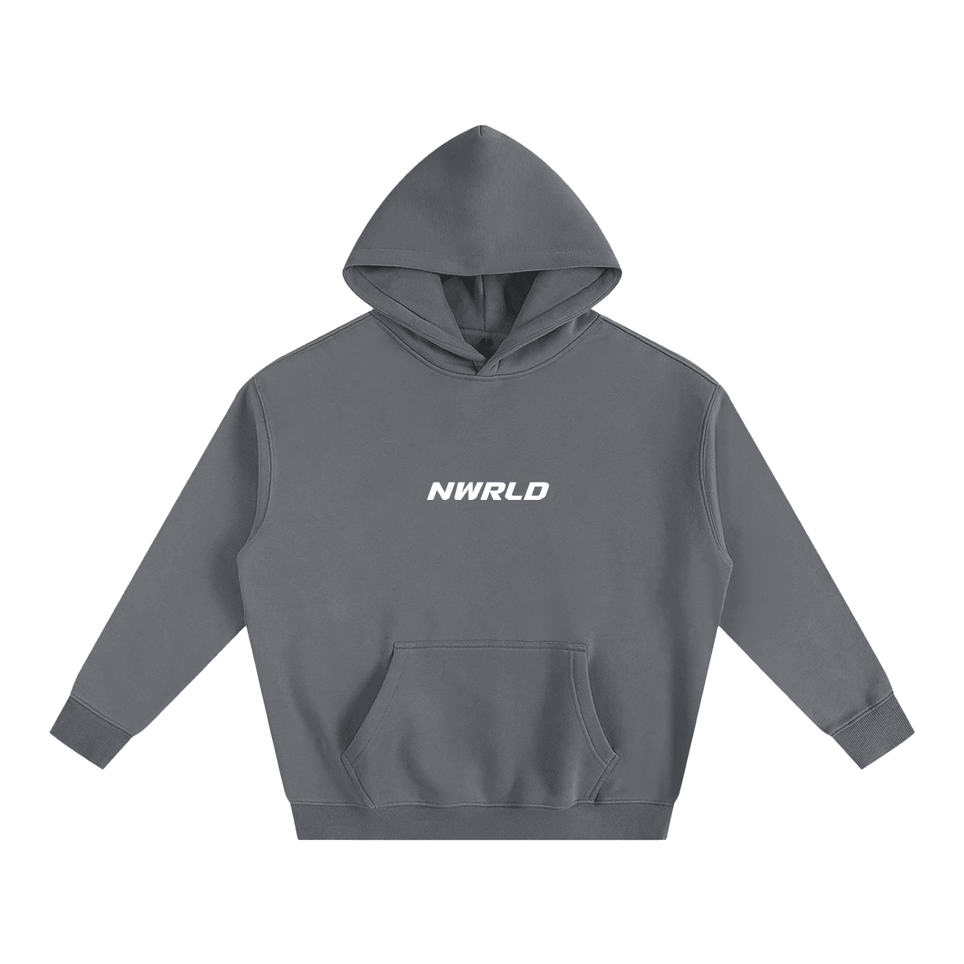 NWRLD ESSENTIALS / Oversize Fleeced Hoodie - NWRLD CLOTHING