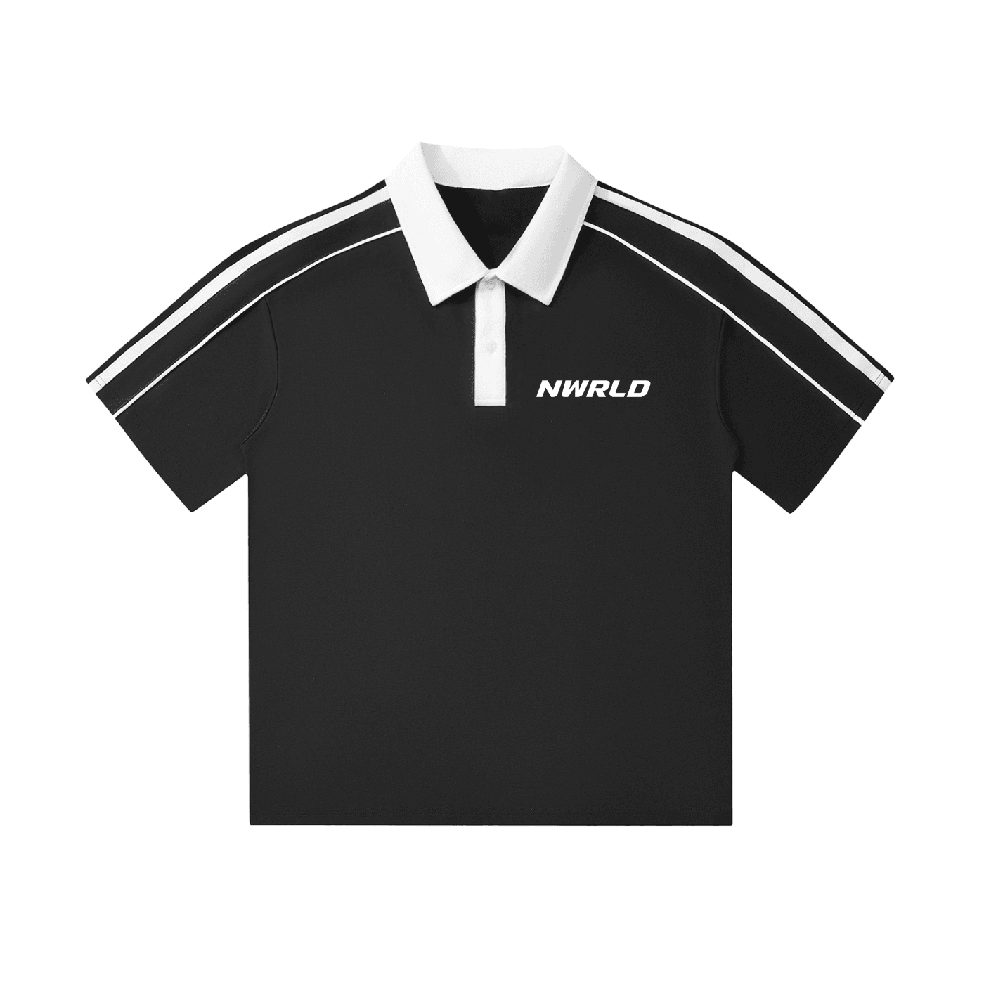 NWRLD ESSENTIALS / Short-Sleeve Polo Shirt - NWRLD CLOTHING