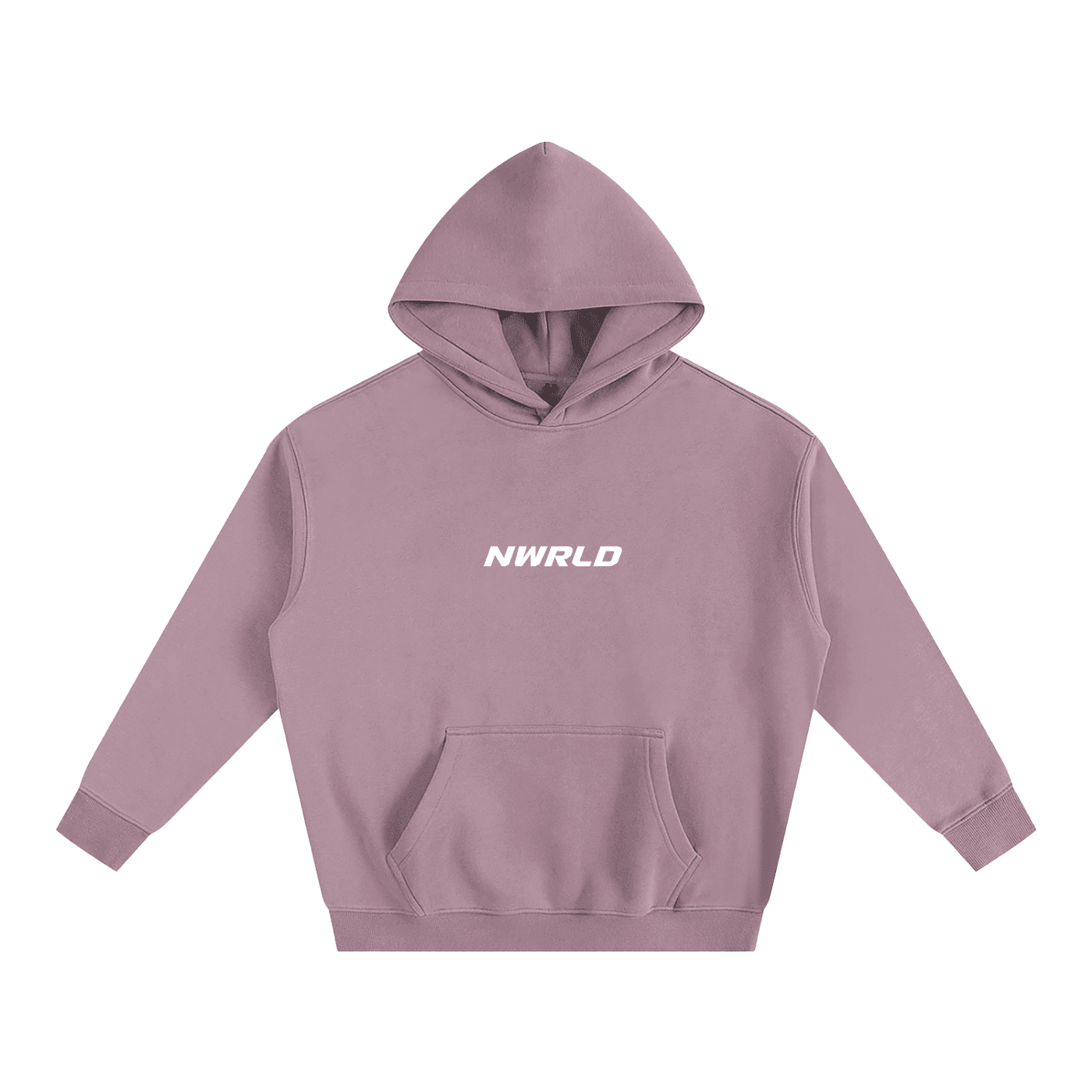 NWRLD ESSENTIALS / Oversize Fleeced Hoodie - NWRLD CLOTHING