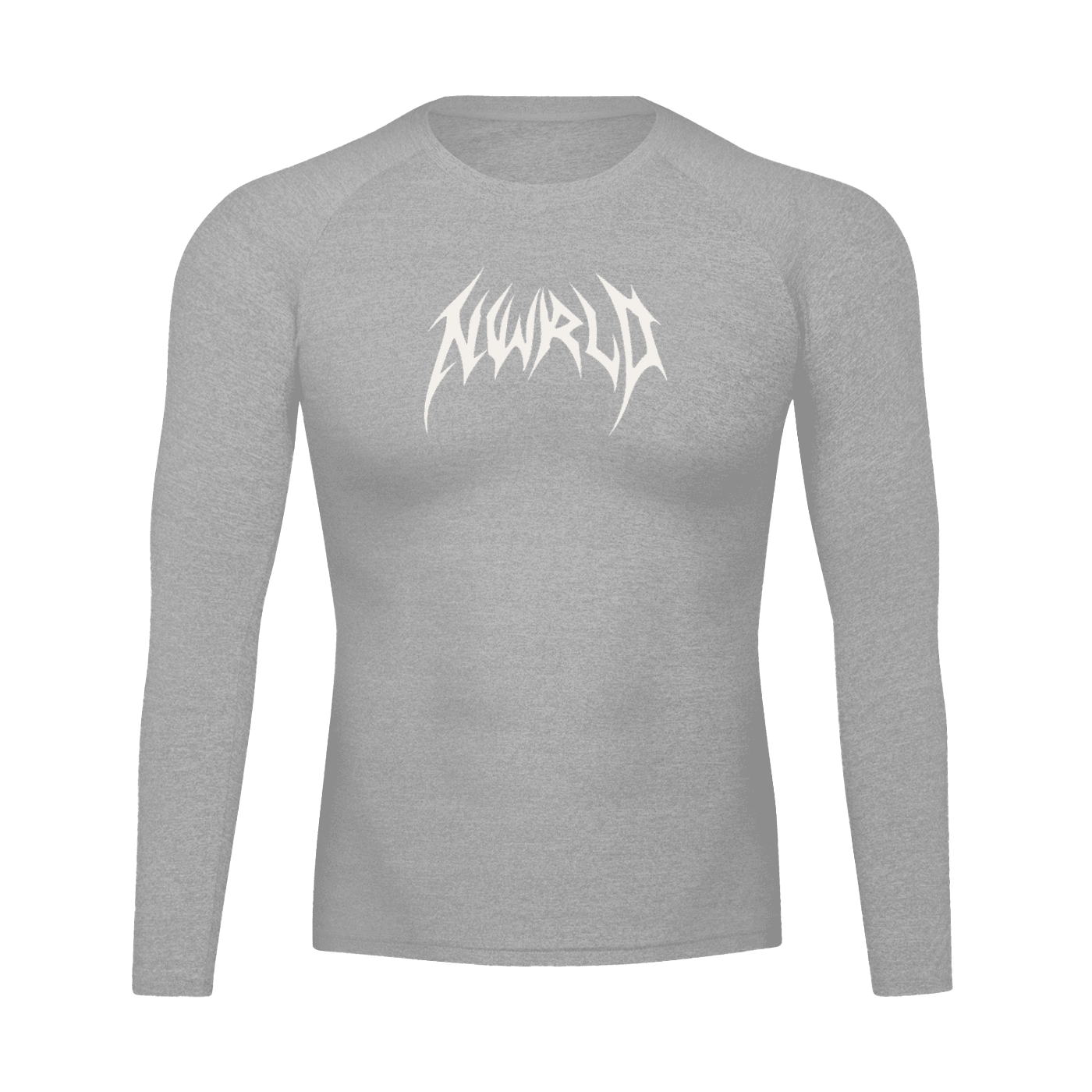 DARKMODE x METALMANIA / Long Sleeve Performance Compression T-shirt - NWRLD CLOTHING