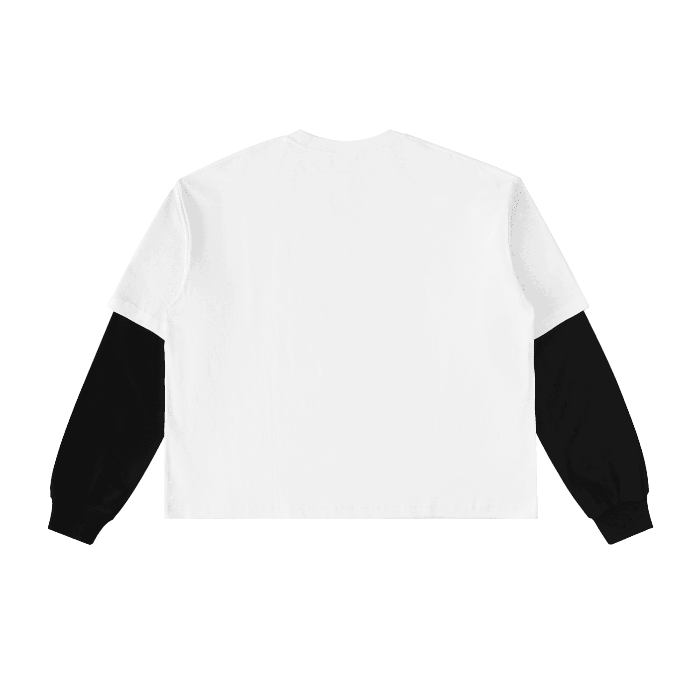 DARKMODE x METALMANIA / Layered Contrast Sleeve T-Shirt - NWRLD CLOTHING