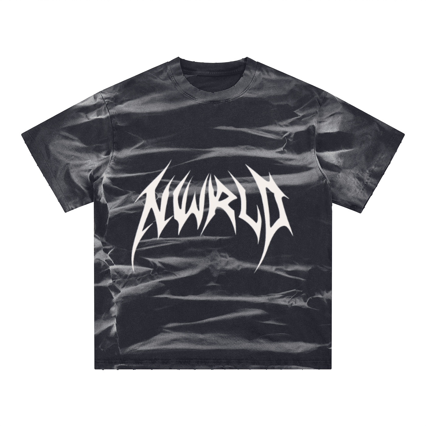 DARK MODE x METAL MANIA / Irregular Stripe T-Shirt - NWRLD CLOTHING