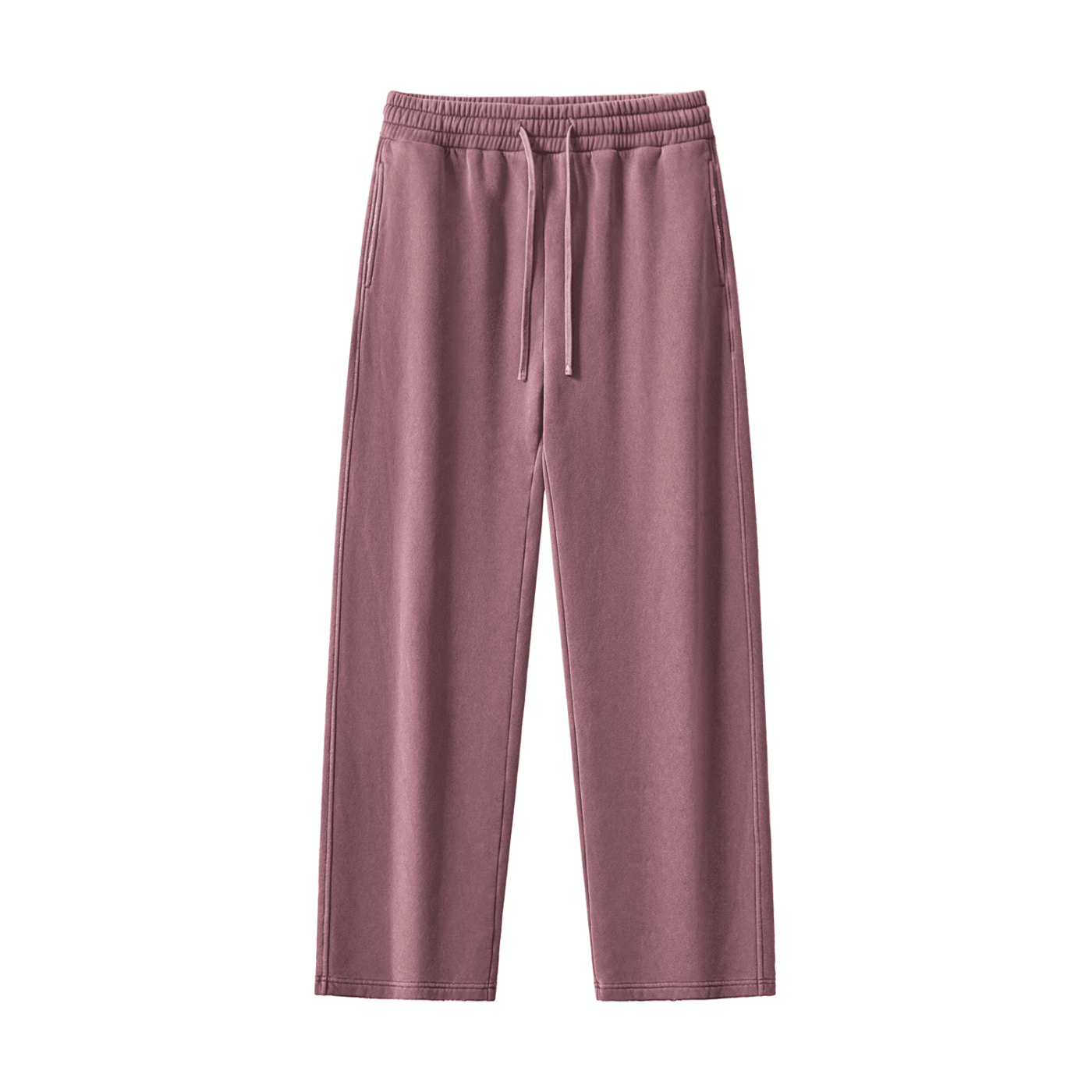 NWRLD CLEAN / Frayed Enzyme Washed Fleece Sweatpants - NWRLD CLOTHING