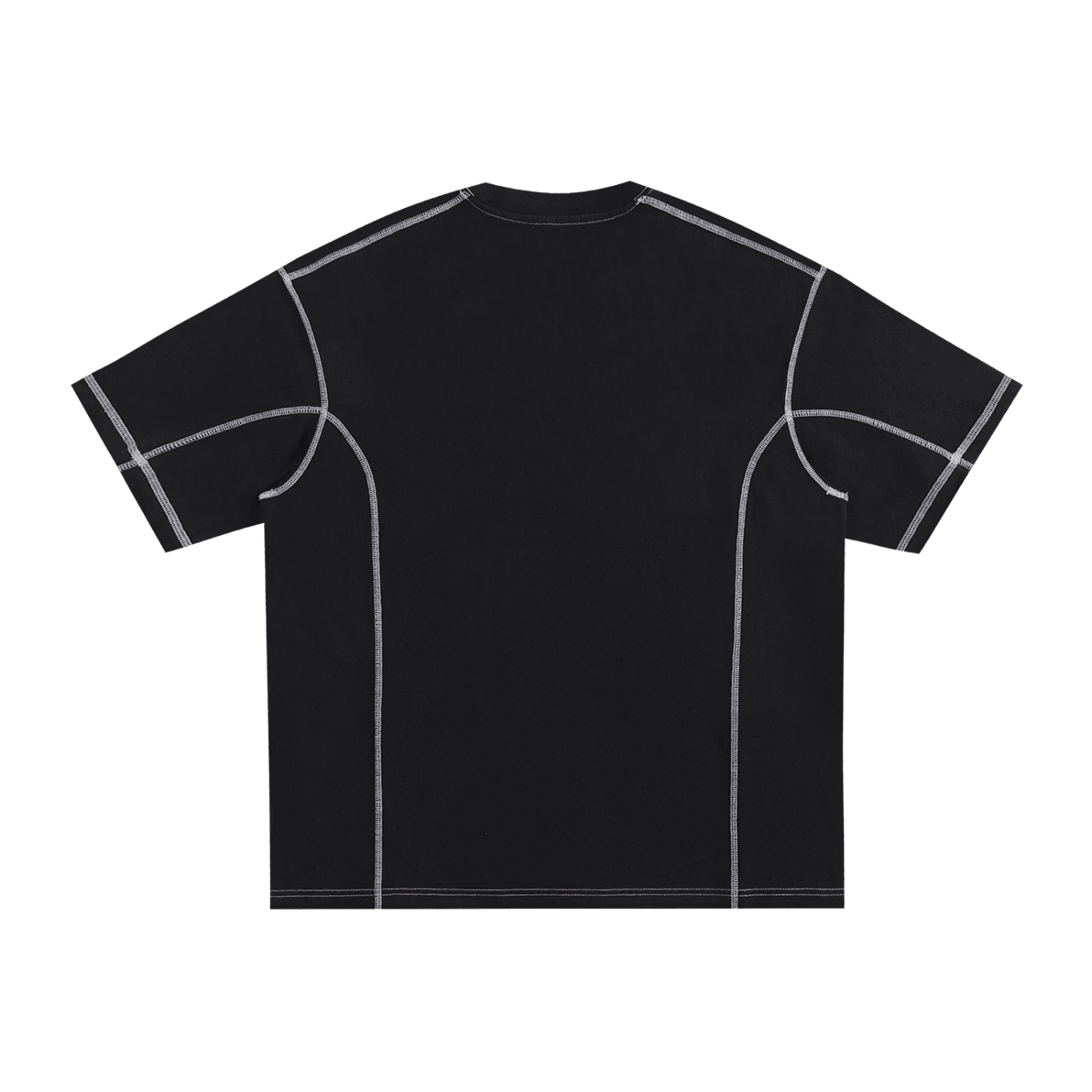 NWRLD ESSENTIALS / Streetwear Contrast-Stitched Cotton T-Shirt - NWRLD CLOTHING