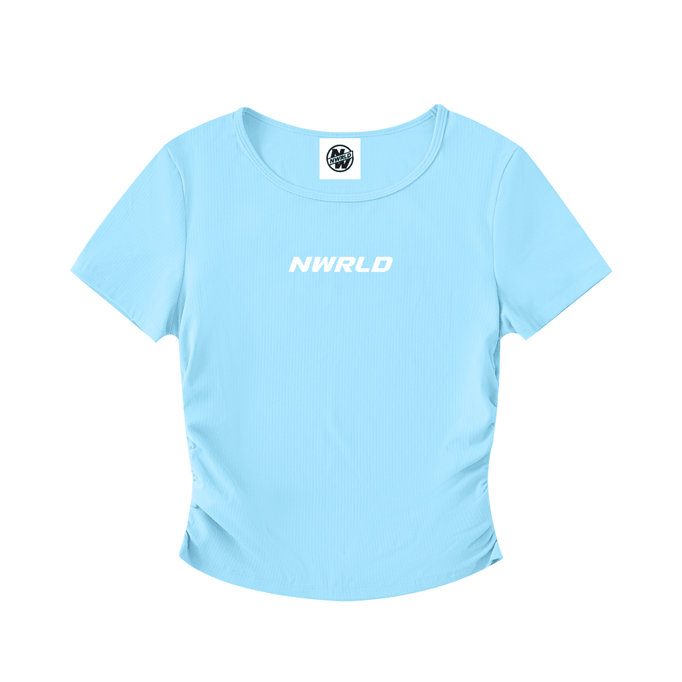 NWRLD ESSENTIALS / Ruched Bodycon Crop Top - NWRLD CLOTHING