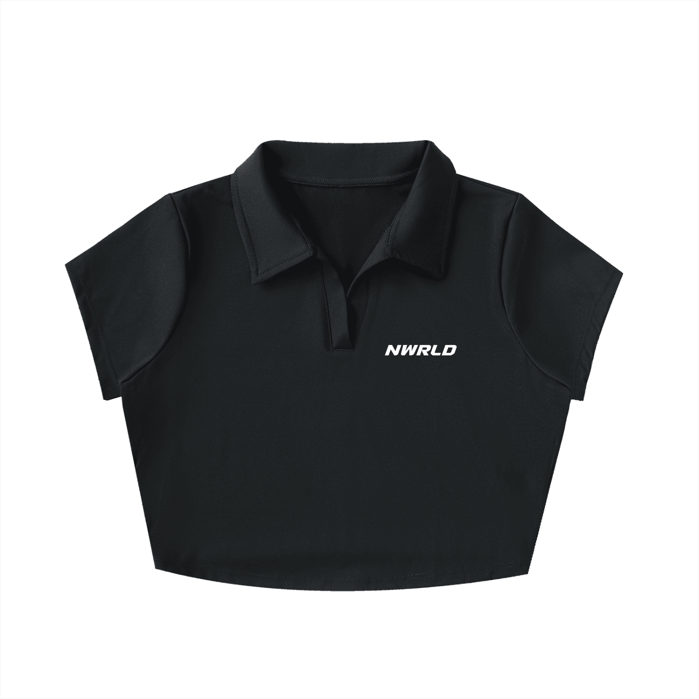 NWRLD CLEAN / V-Neck Crop Top - NWRLD CLOTHING