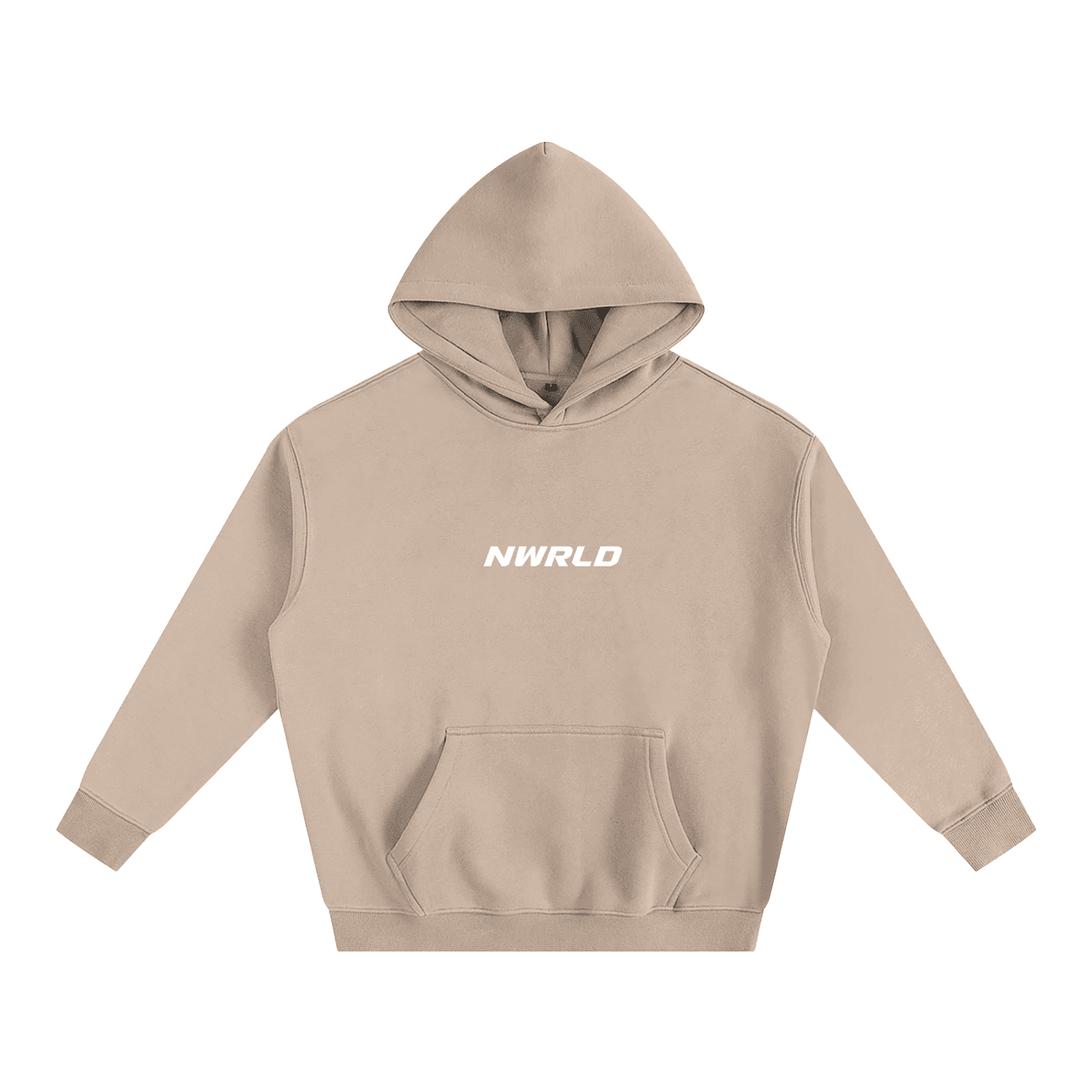 NWRLD ESSENTIALS / Oversize Fleeced Hoodie - NWRLD CLOTHING