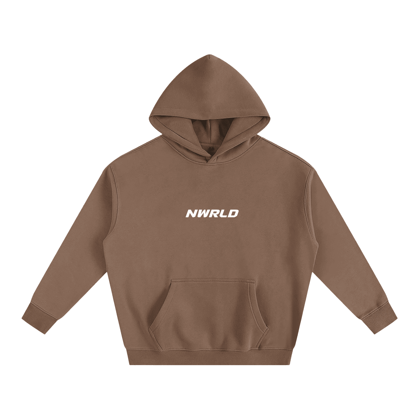 NWRLD ESSENTIALS / Oversize Fleeced Hoodie - NWRLD CLOTHING