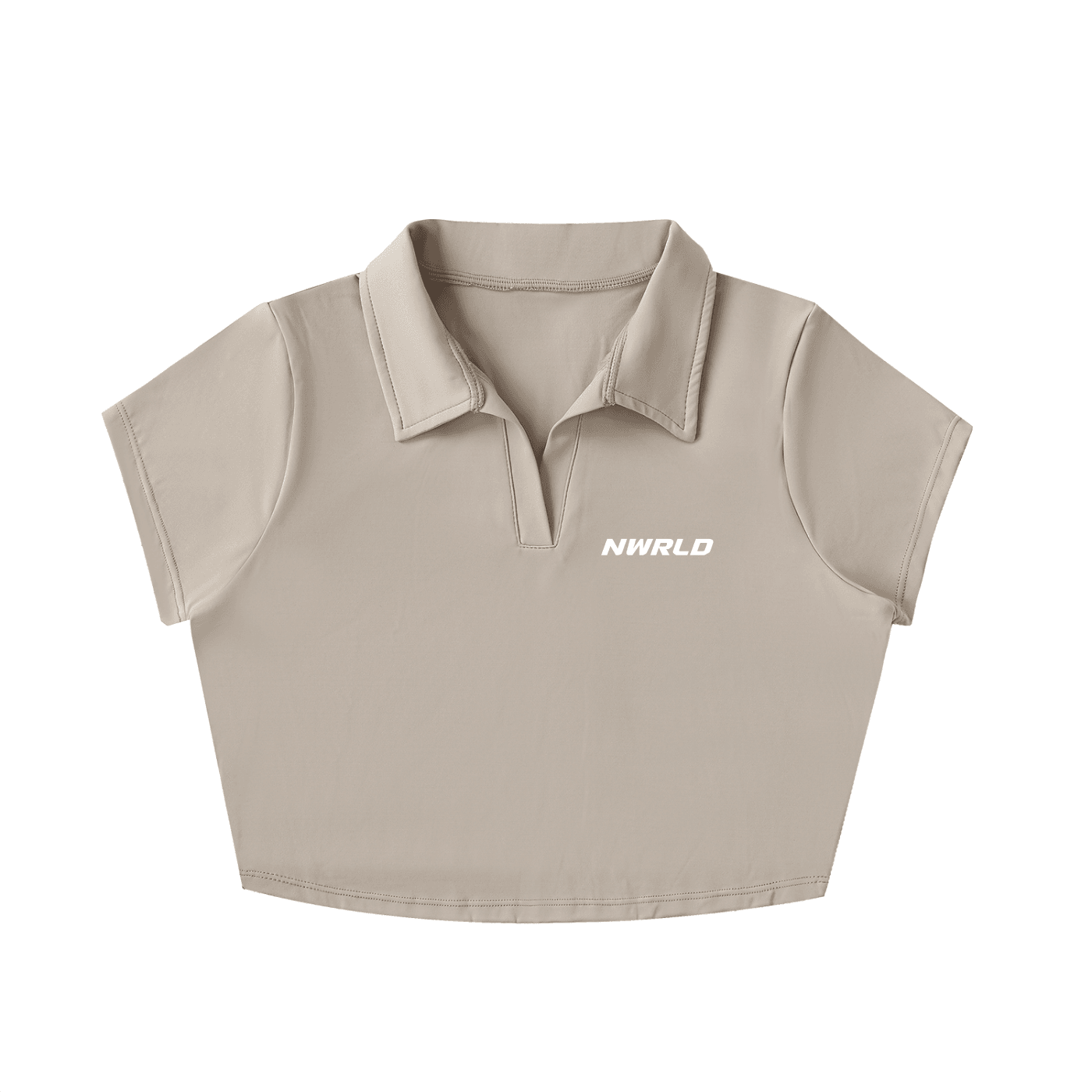 NWRLD CLEAN / V-Neck Crop Top - NWRLD CLOTHING