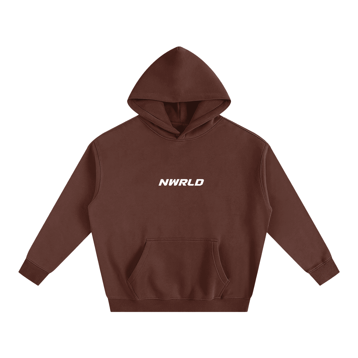 NWRLD ESSENTIALS / Oversize Fleeced Hoodie - NWRLD CLOTHING