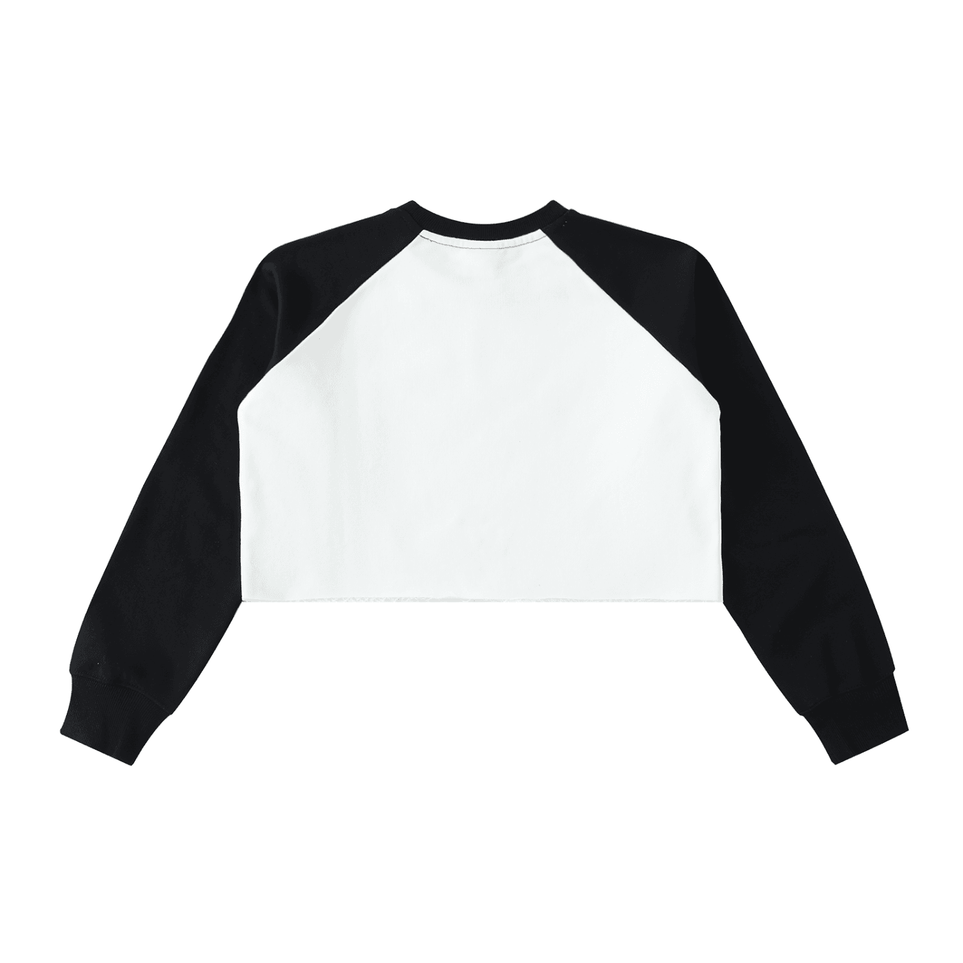 NWRLD CLEAN / Color-Block Raglan Crop Sweatshirt - NWRLD CLOTHING