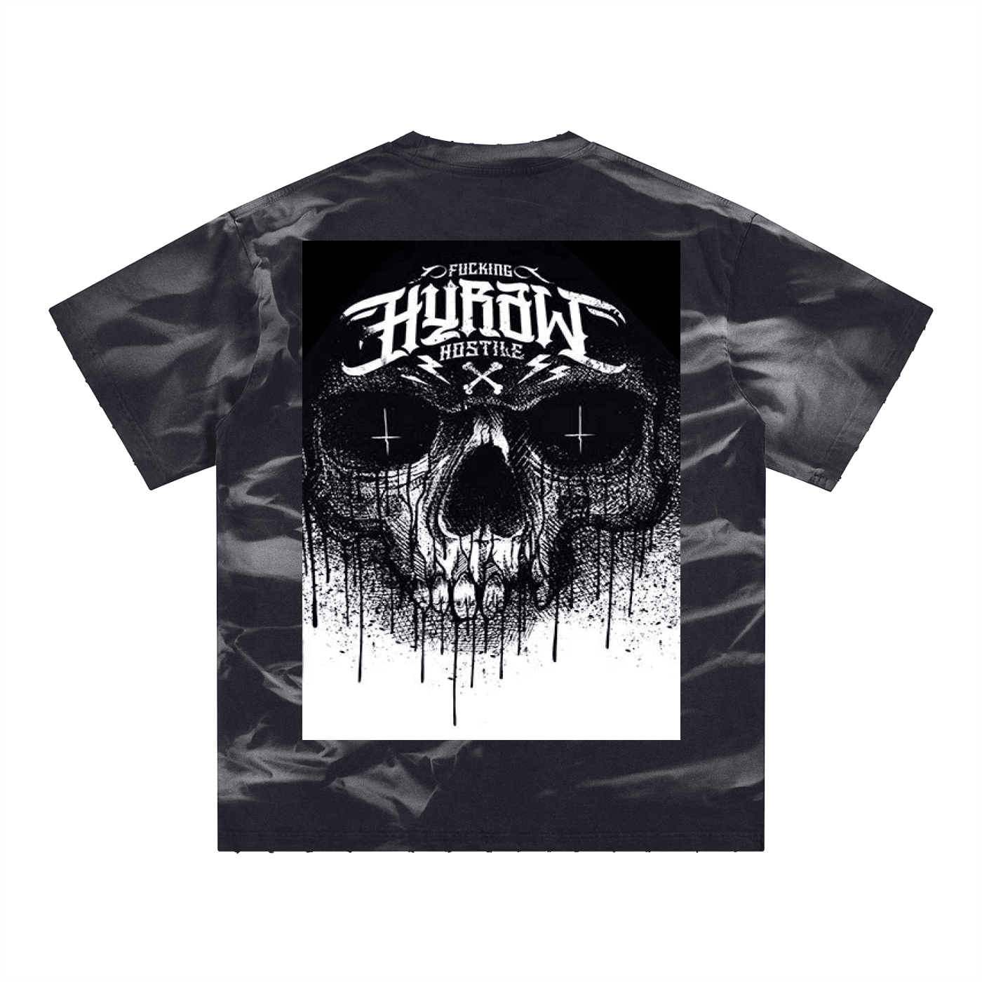 DARK MODE x METAL MANIA / Irregular Stripe T-Shirt - NWRLD CLOTHING