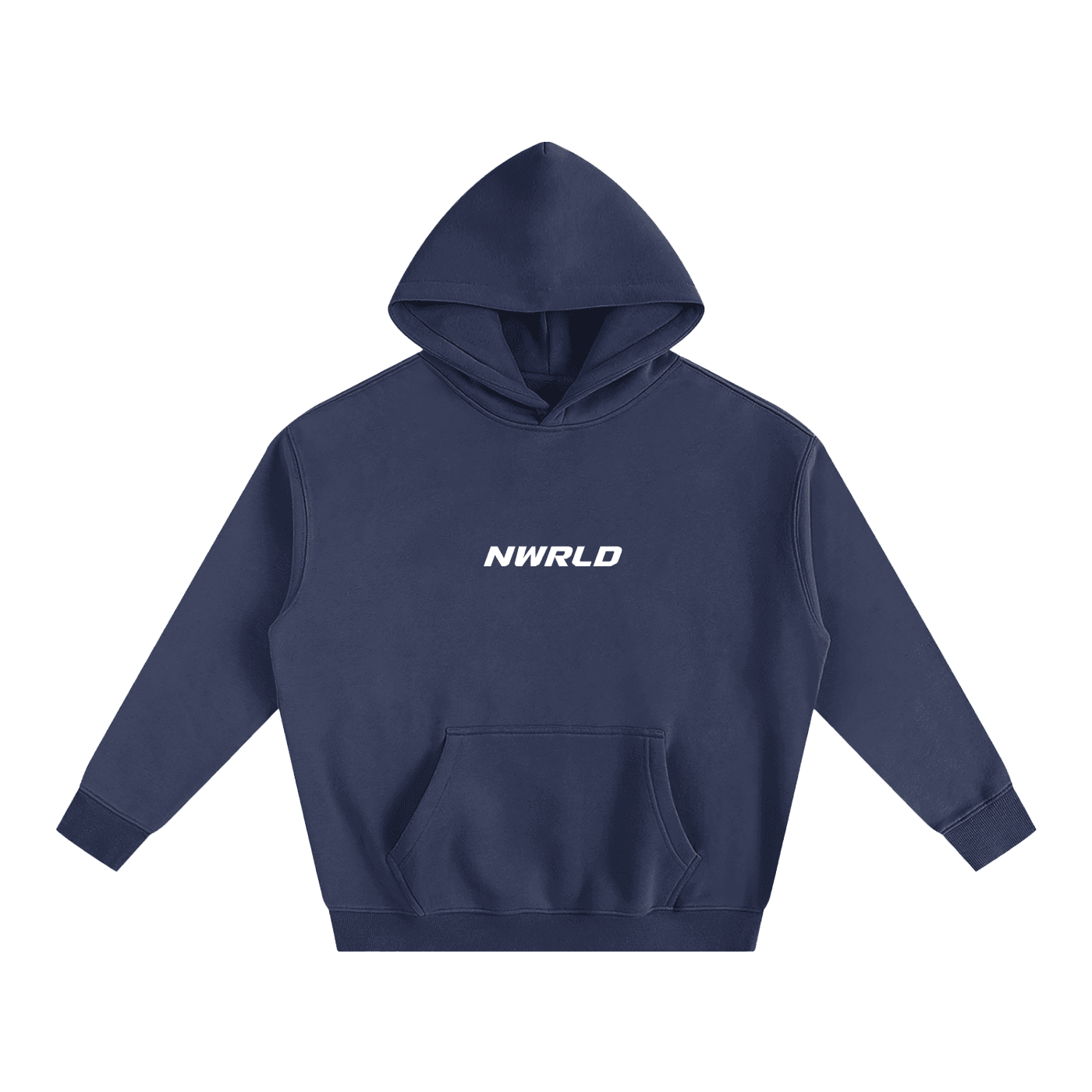 NWRLD ESSENTIALS / Oversize Fleeced Hoodie - NWRLD CLOTHING