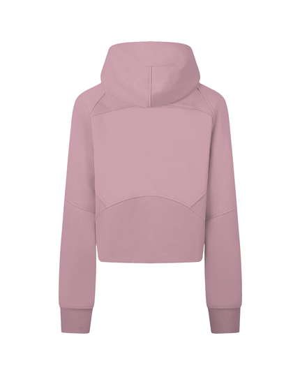 Cropped Zip-Through Hoodie
