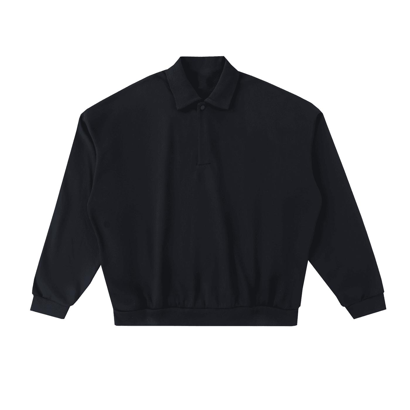 NWRLD CLEAN / Heavyweight Fleece Polo Sweatshirt - NWRLD CLOTHING
