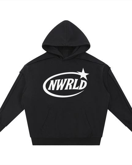NWRLD 002 Contrast Tape Hoodie