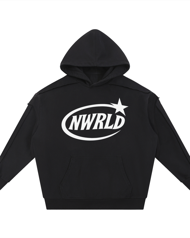 NWRLD 002 Contrast Tape Hoodie