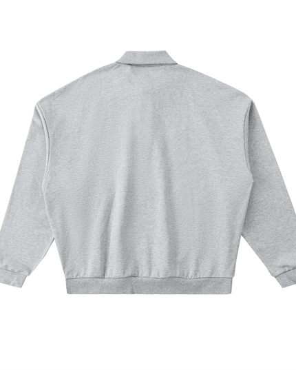 Heavyweight Fleece Polo Sweatshirt