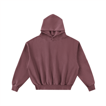 NWRLD CLEAN / Frayed Enzyme Washed Hoodie - NWRLD CLOTHING
