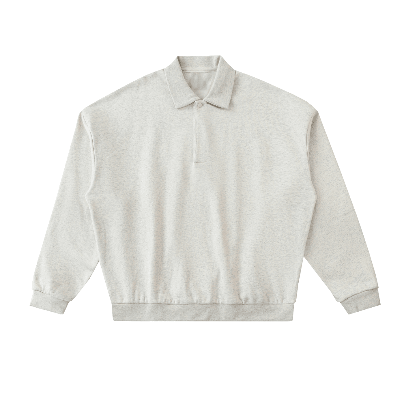 NWRLD CLEAN / Heavyweight Fleece Polo Sweatshirt - NWRLD CLOTHING