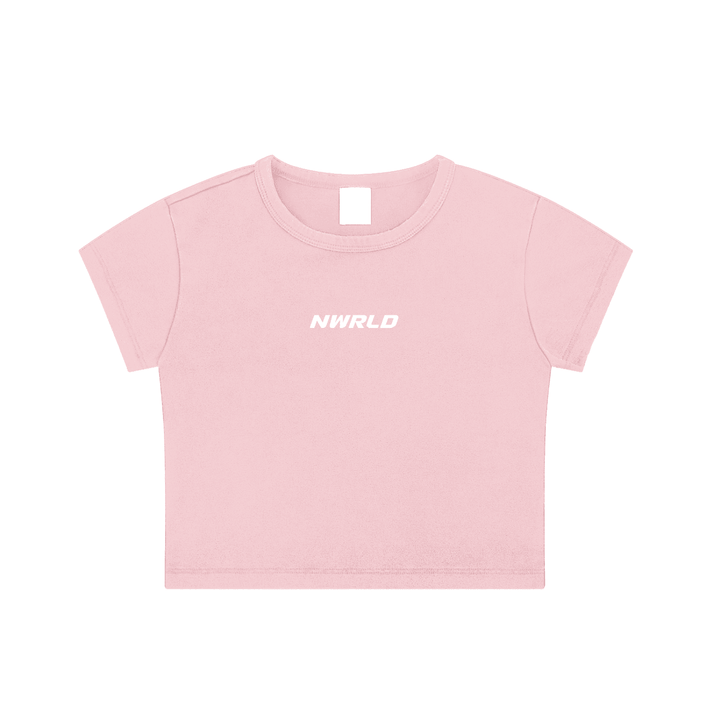 NWRLD ESSENTIALS / Snow Washed Crop Top - NWRLD CLOTHING