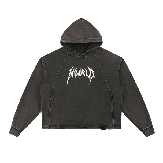 DARKMODE x METALMANIA / Vintage Washed Hoodie - NWRLD CLOTHING