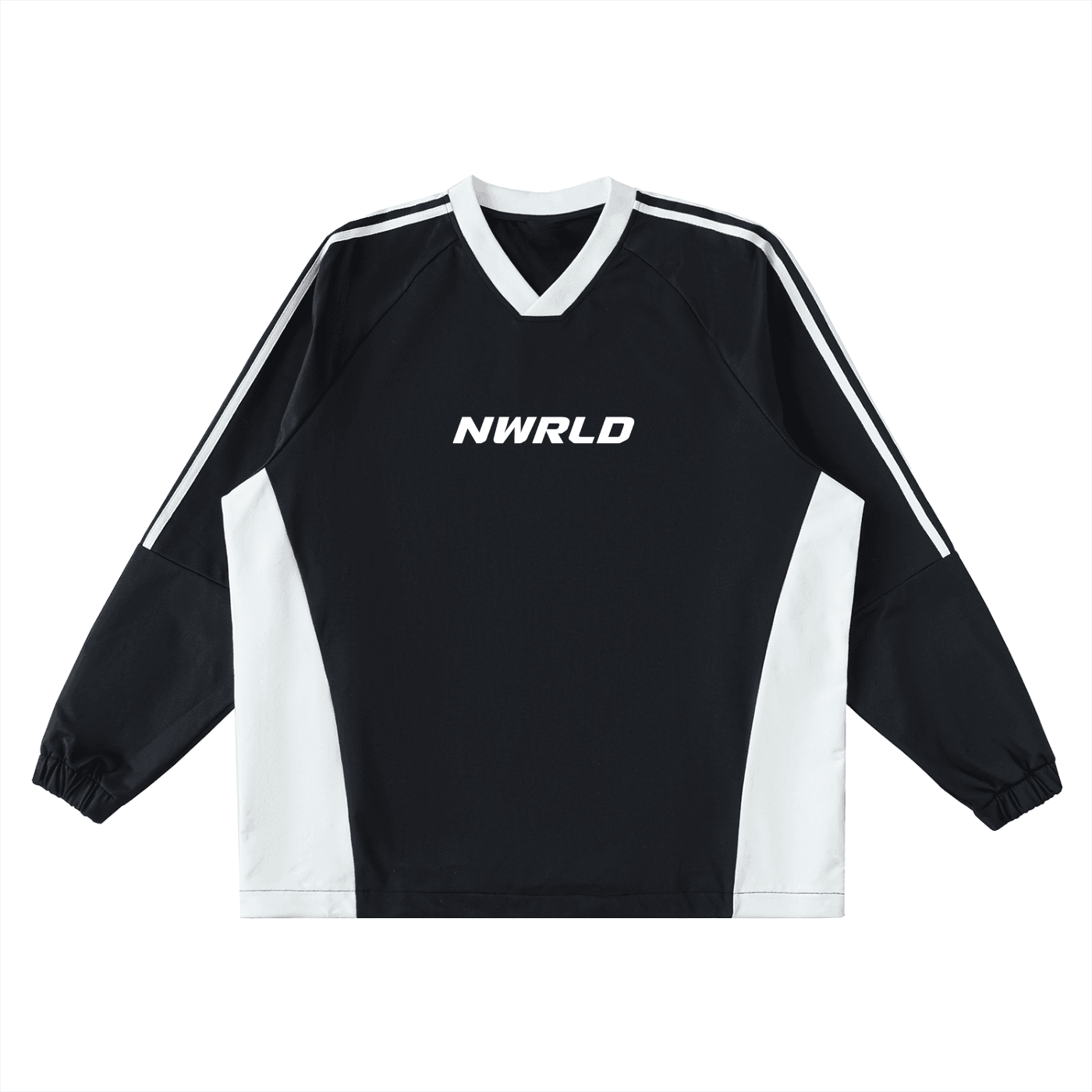 NWRLD ESSENTIALS / V-Neck Long-Sleeve T-Shirt - NWRLD CLOTHING
