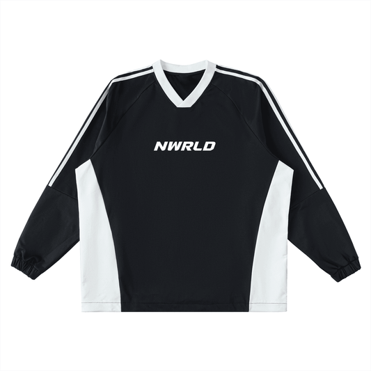 NWRLD ESSENTIALS / V-Neck Long-Sleeve T-Shirt - NWRLD CLOTHING
