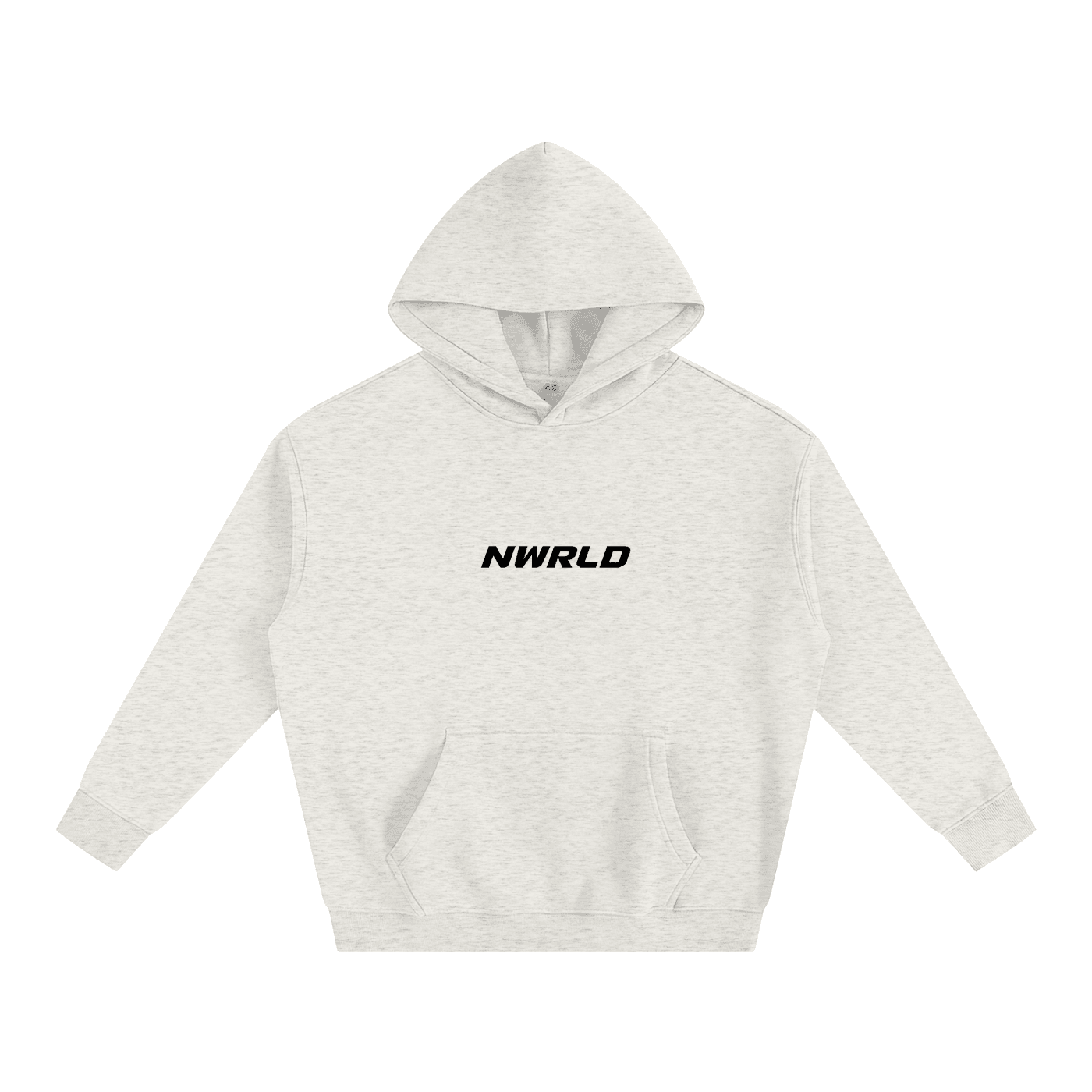 NWRLD ESSENTIALS / Oversize Fleeced Hoodie - NWRLD CLOTHING