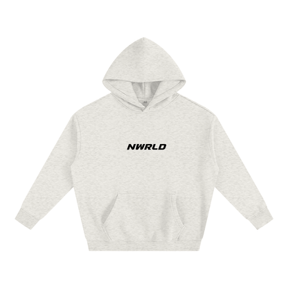 NWRLD ESSENTIALS / Oversize Fleeced Hoodie - NWRLD CLOTHING