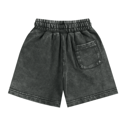 NWRLD ESSENTIALS / Snow Washed Shorts - NWRLD CLOTHING