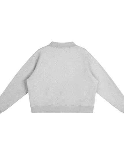 NWRLD 002 Mock-Neck Crew Sweatshirt