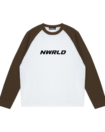 Color-Blocked Raglan Long-Sleeve T-Shirt