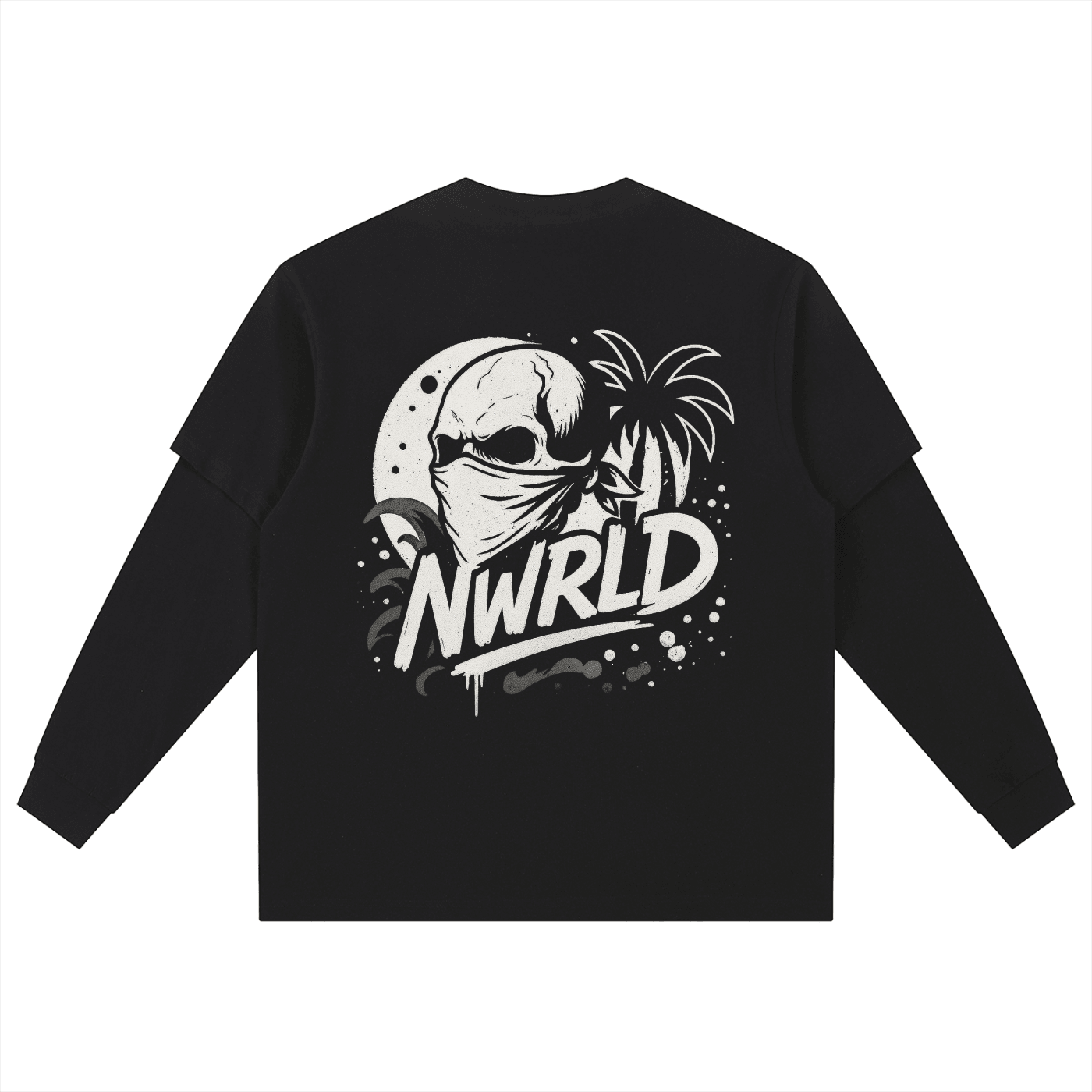 BONDI BOYS / Layered Long Sleeve Oversized Tee - NWRLD CLOTHING