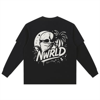 BONDI BOYS / Layered Long Sleeve Oversized Tee - NWRLD CLOTHING