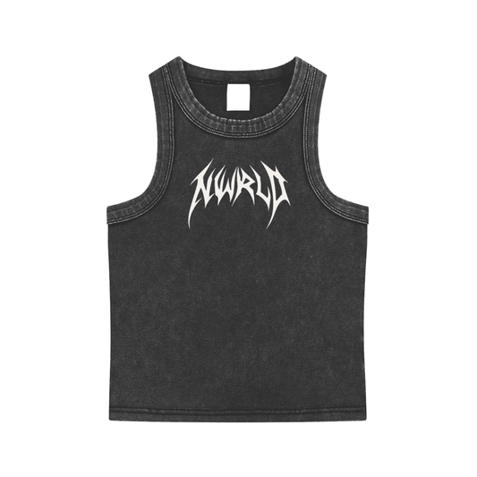 DARK MODE x METAL MANIA / Snow Washed Tank Top - NWRLD CLOTHING
