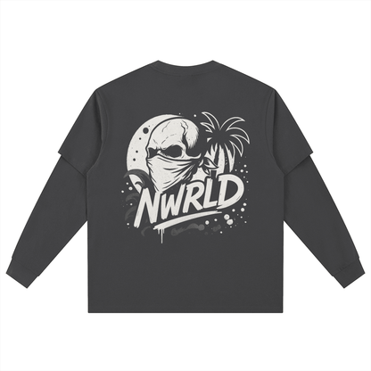 BONDI BOYS / Layered Long Sleeve Oversized Tee - NWRLD CLOTHING