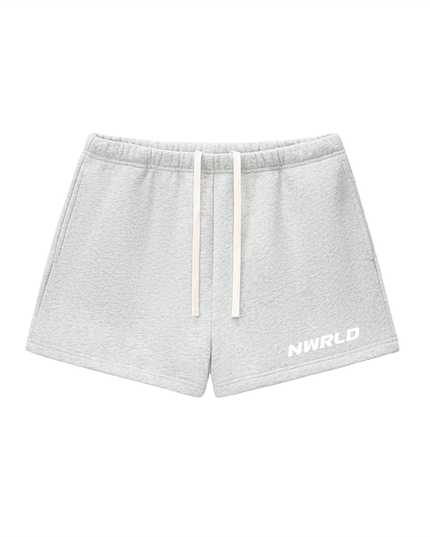 NWRLD 002 Fleece Drawstring Shorts