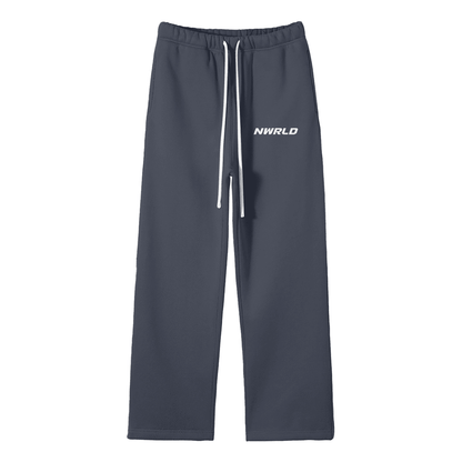 NWRLD ESSENTIALS / Streetwear Unisex Fleece Straight Leg - NWRLD CLOTHING