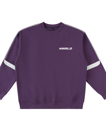 Oversized Crewneck Taped Sweatshirt