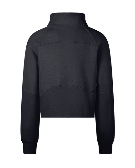 Cropped Half-Zip Sweatshirt