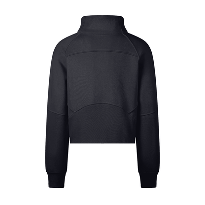 NWRLD ESSENTIALS / Cropped Half-Zip Sweatshirt - NWRLD CLOTHING
