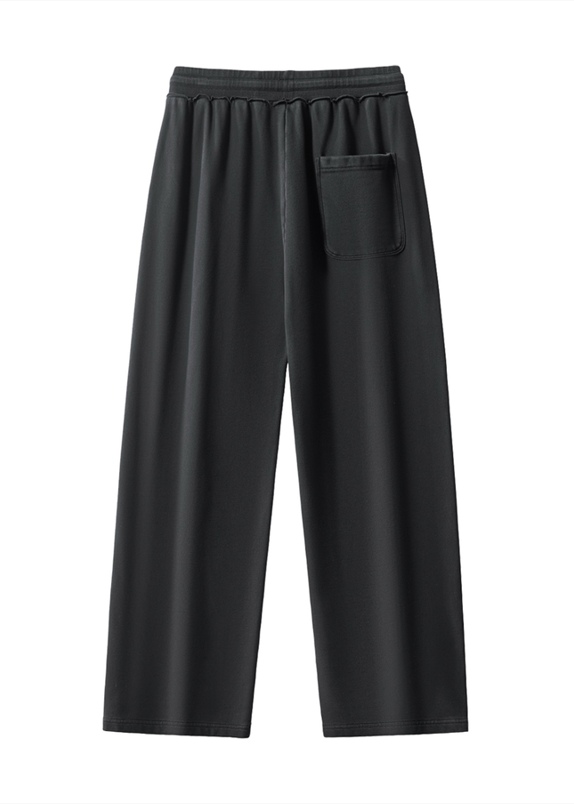 Raw-Seam Enzyme Washed Sweatpants