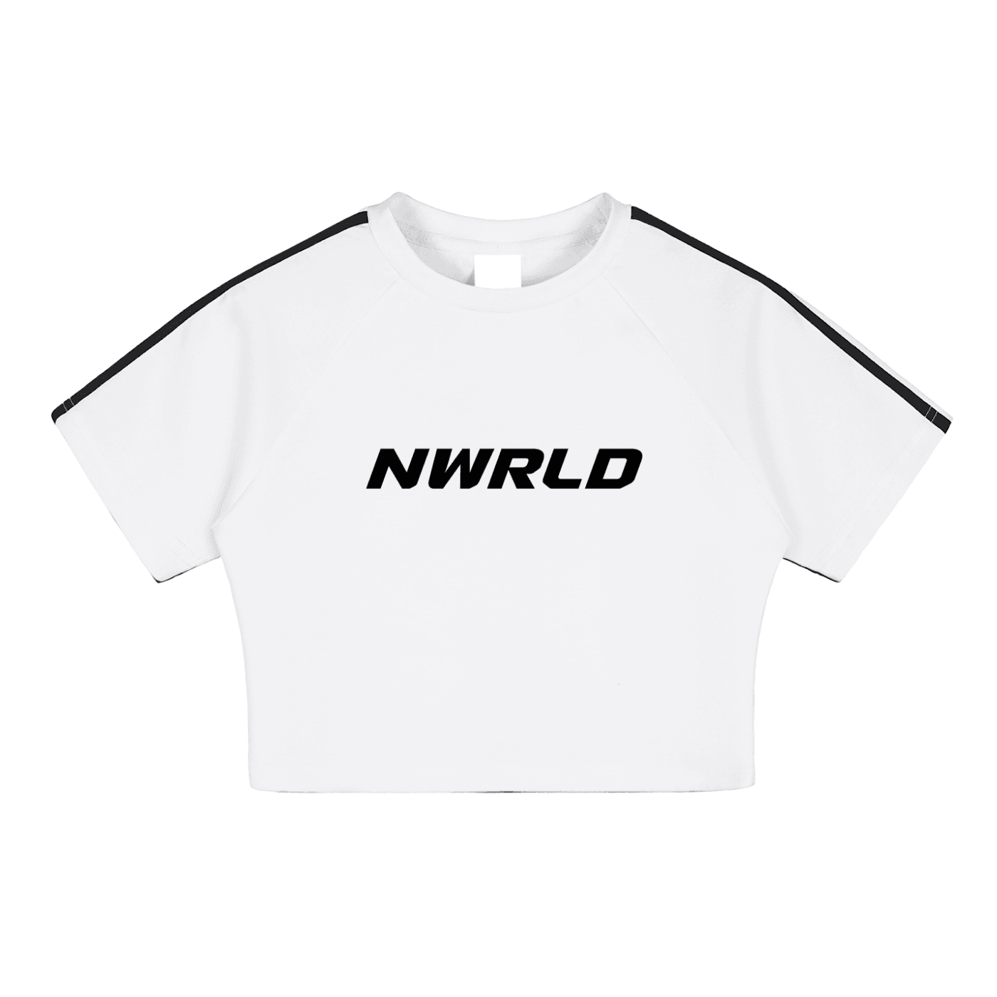 NWRLD ESSENTIALS / Taped Cooling Performance Crop Top - NWRLD CLOTHING